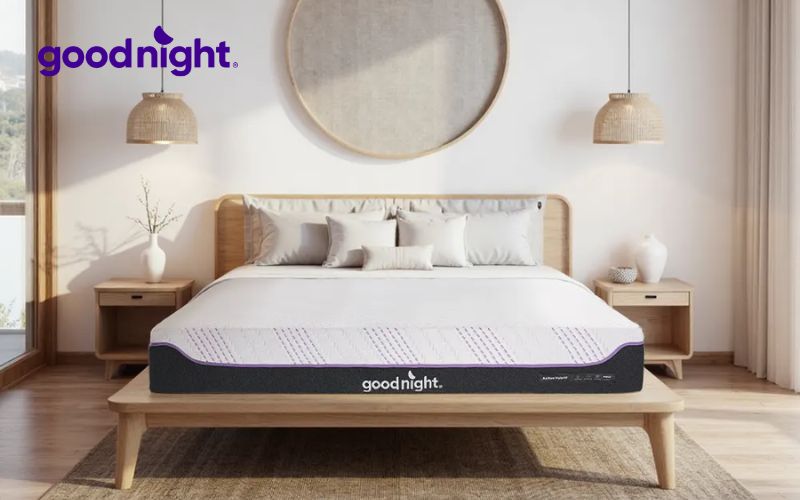 Goodnight Active Hybrid mang lại cảm giác nằm êm nhưng không lún sâu
