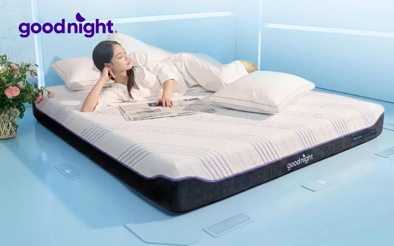 Nệm lò xo làm mát foam Goodnight Magic được yêu thích