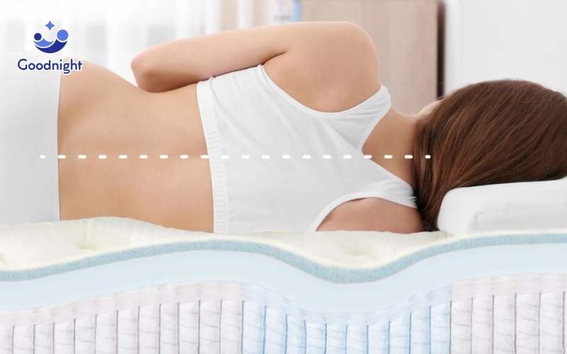 Đau lưng nằm nệm gì? 8 mẫu nệm tốt dành cho người đau lưng 4 Giảm áp lực lên cơ thể, mang lại cảm giác thoải mái và tránh gây đau lưng