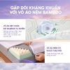 Nệm foam Goodnight Massage 2.0 (Hachi) giảm áp lực dày 15cm 12 Vỏ áo nệm từ sợi Bamboo - an toàn cho da, kháng khuẩn vượt trội
