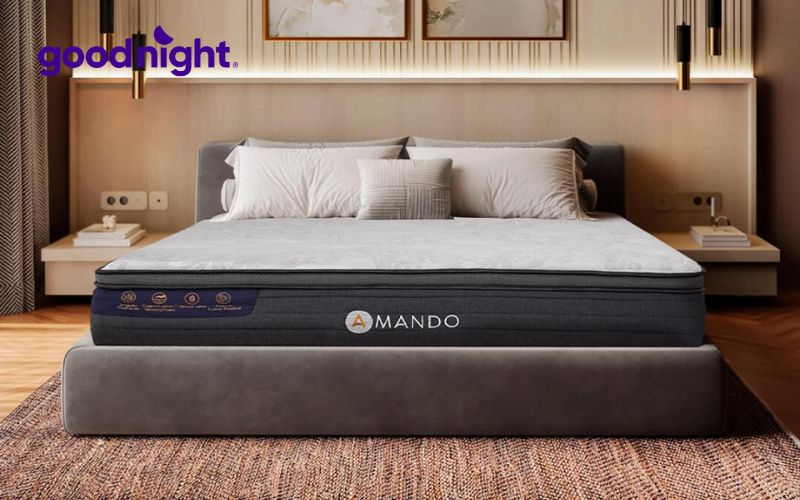Nệm lò xo Amando Elite Original túi độc lập mang đến trải nghiệm 5 sao