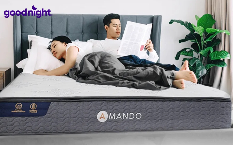 Nên nằm loại nệm nào để tốt cho sức khoẻ, ngủ ngon hơn? 10 Amando Elite Orginal