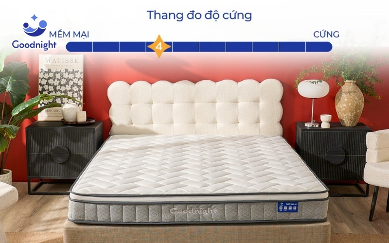 Kích thước nệm lò xo phổ biến trên thị trường hiện nay 4 Goodnight Sleep Wave 4.0 mang đến giấc ngủ thoải mái và tiết kiệm chi phí