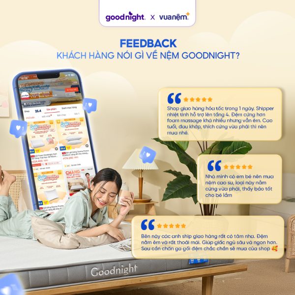 Feedback của khách hàng về nệm
