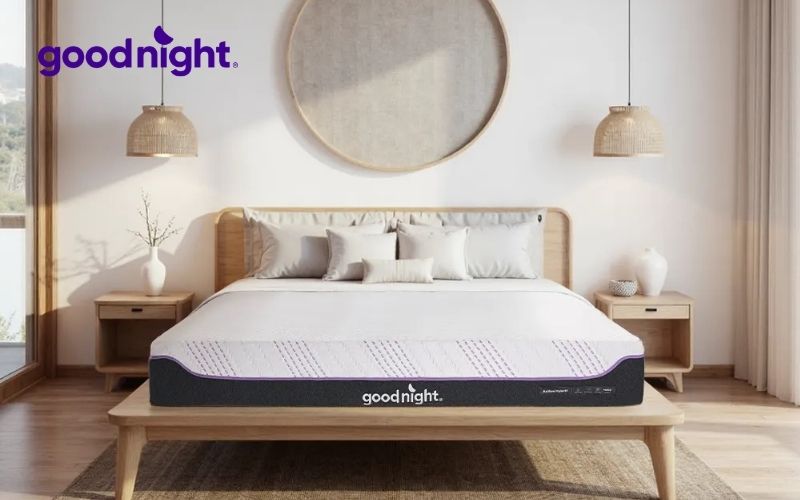 Nệm Goodnight Active Hybrid giúp bé hạn chế tình trạng trẻ sơ sinh nằm nệm bị nóng lưng