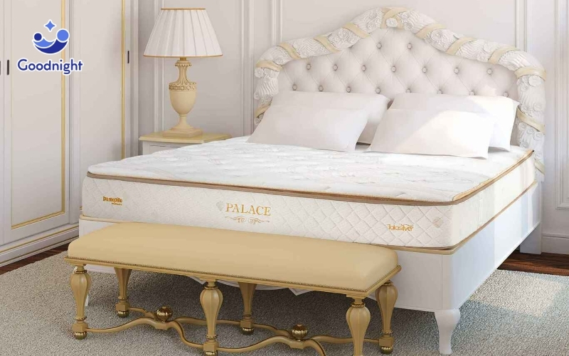 Top 5 mẫu nệm lò xo 30cm chất lượng, đáng mua hiện nay 5 Nệm lò xo Dunlopillo Palace dày 32cm thiết kế sang trọng