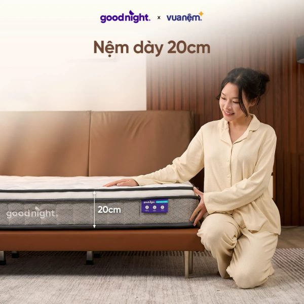 Nệm lò xo Goodnight SleepWave Hybrid (Sleep Wave 4.0)