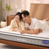 Nệm lò xo SleepWave Hybrid (SleepWave 4.0) hạn chế đau lưng hiệu quả 11 Topper chần PU Foam Charcoal - Êm ái, kháng khuẩn