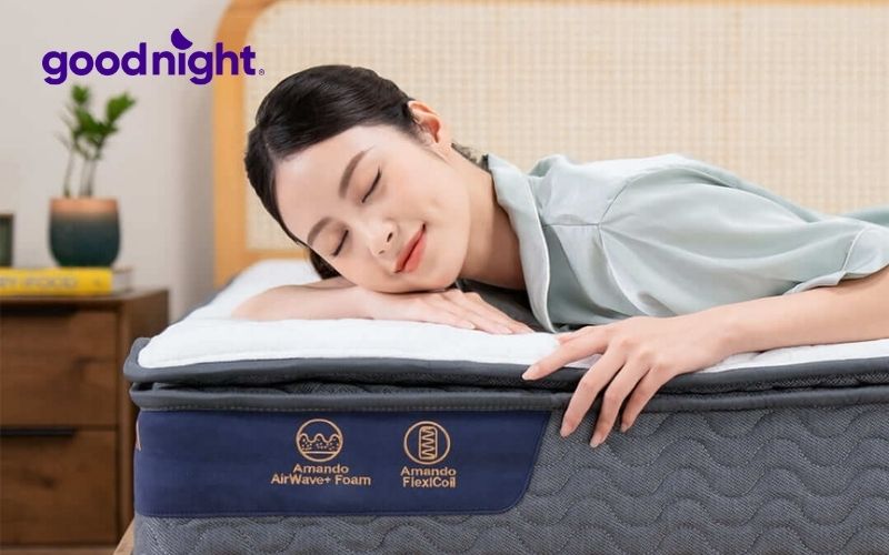 Top 7 mẫu nệm nằm đất chất lượng bạn không nên bỏ qua 5 Nệm lò xo Amando Elite Original