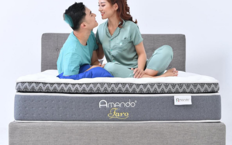 Nằm nệm dưới đất có tốt không? 5 Lưu ý bạn cần biết 8 Nệm lò xo Amando Faro