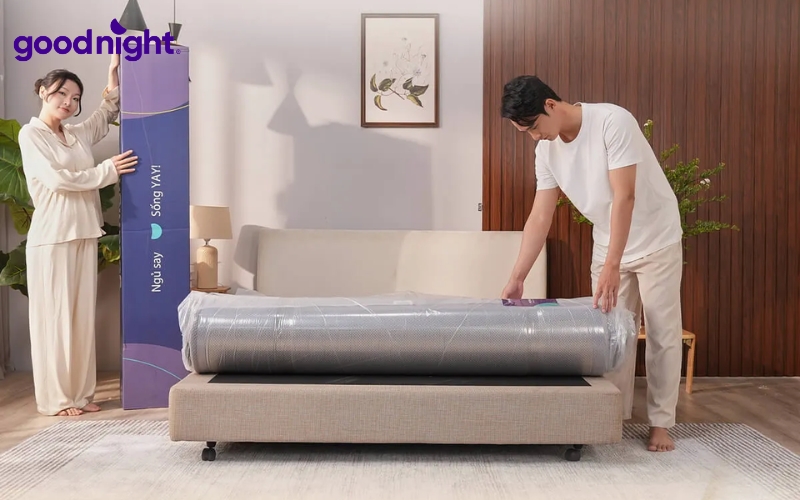 Nguyên nhân nằm nệm lò xo đau lưng & Cách khắc phục 3 Việc nằm trên nệm mới có thể gây cảm giác khó chịu hoặc đau lưng tạm thời