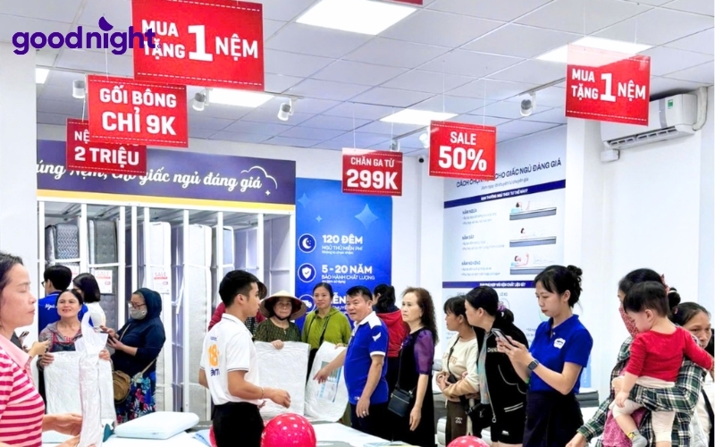 Nệm lò xo nào tốt? 7 mậu nệm chất lượng & Tiêu chí mua 12 Đội ngũ của Goodnight tư vấn hỗ trợ, lựa chọn nệm phù hợp với thể trạng, tư thế ngủ