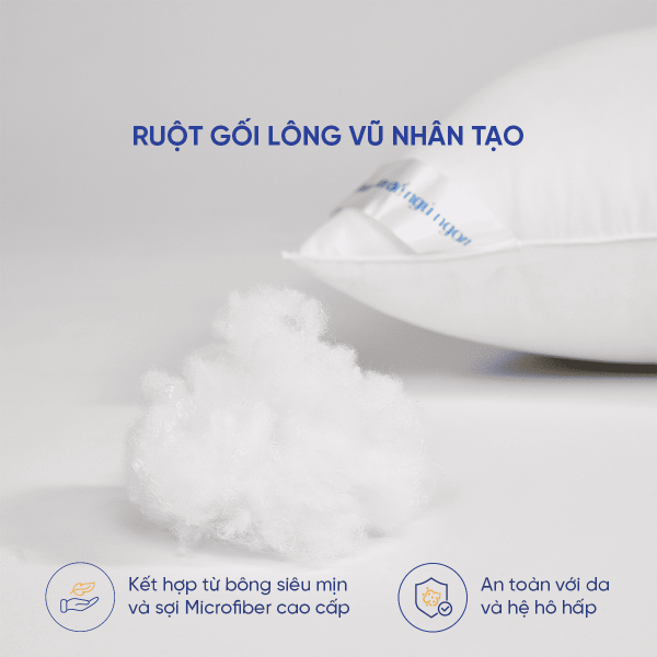 Ruột gối lông vũ Goodnight Mochi