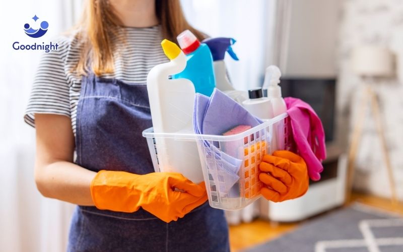 Hướng dẫn cách vệ sinh và giặt nệm lò xo tại nhà đúng cách 3 Cần chuẩn bị một số vật dụng đầy đủ để vệ sinh nệm hiệu quả