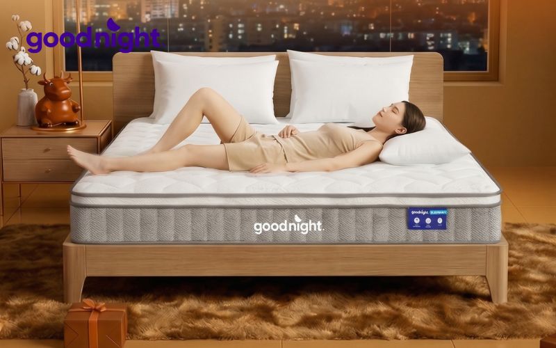 Điểm danh 6 khổ nệm, kích thước nệm tiêu chuẩn hiện nay 2 Kích thước nệm 1400 x 2000mm là loại nệm đôi nhỏ, tương ứng với giường đôi nhỏ