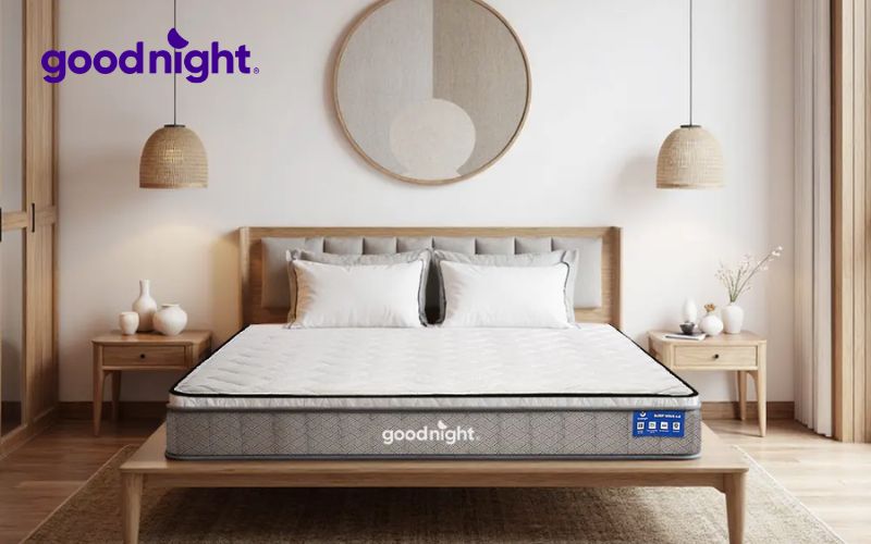 Nên nằm loại nệm nào để tốt cho sức khoẻ, ngủ ngon hơn? 9 Goodnight SleepWave Hybrid