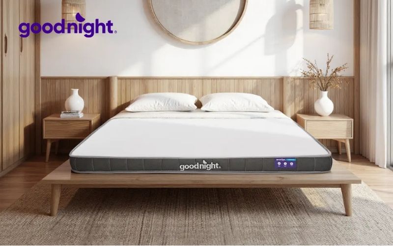 Review 8 mẫu nệm cho người thoát vị đĩa đệm tốt hiện nay 8 Goodnight Latex Hybrid (Rena)