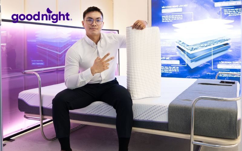 Điểm danh 6 khổ nệm, kích thước nệm tiêu chuẩn hiện nay 8 Lựa chọn nệm phù hợp mọi không gian với Goodnight
