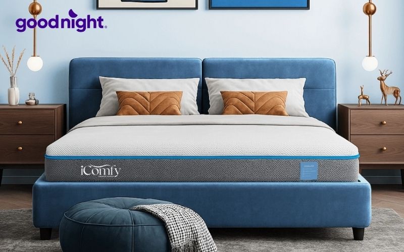 Nệm nào tốt cho cột sống? Top 5 nệm giúp giảm đau lưng hiệu quả 9 Nệm foam iComfy Coolax massage cột sống
