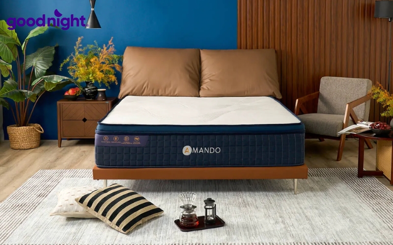 Nệm lò xo 30cm có tốt không? TOP 5 mẫu nệm uy tín 2026 2 Độ dày 30cm tạo cảm giác bề thế, cao cấp, giúp phòng ngủ trở nên hiện đại