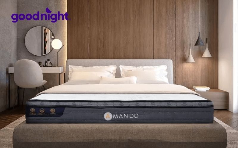 Top 5 nệm lò xò dày 20cm chất lượng đáng đầu tư 6 Nệm lò xo dày Amando Elite Plus túi độc lập mang đến giấc ngủ êm ái