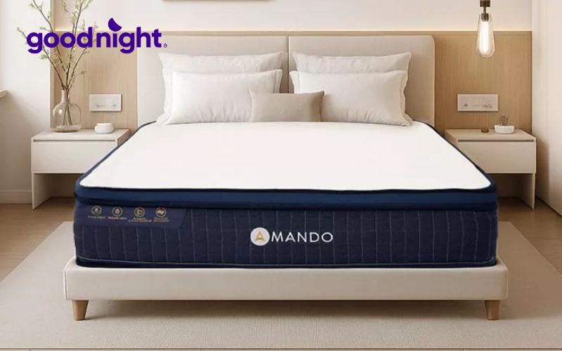 Nên nằm nệm cứng hay mềm tốt hơn? 5 lưu ý lựa chọn nệm 10 Nệm lò xo Amando Innovation 7 vùng mang đến giấc ngủ thoải mái