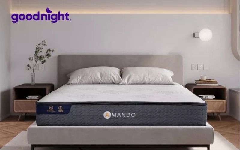 Bảng so sánh các loại nệm chi tiết - Top 5 nệm đáng mua nhất 5 Nệm lò xo Amando Elite Original đem đến cảm giác thoải mái suốt đêm