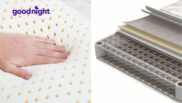 So sánh 2 loại nệm: Nệm cao su và nệm lò xo
