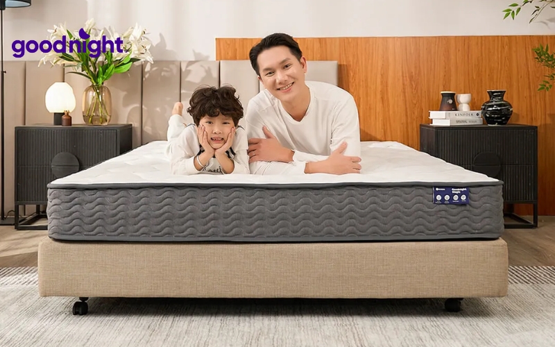 Top 5 nệm lò xò dày 20cm chất lượng đáng đầu tư 3 Độ dày 20cm cũng giúp nệm thích hợp với nhiều tư thế ngủ