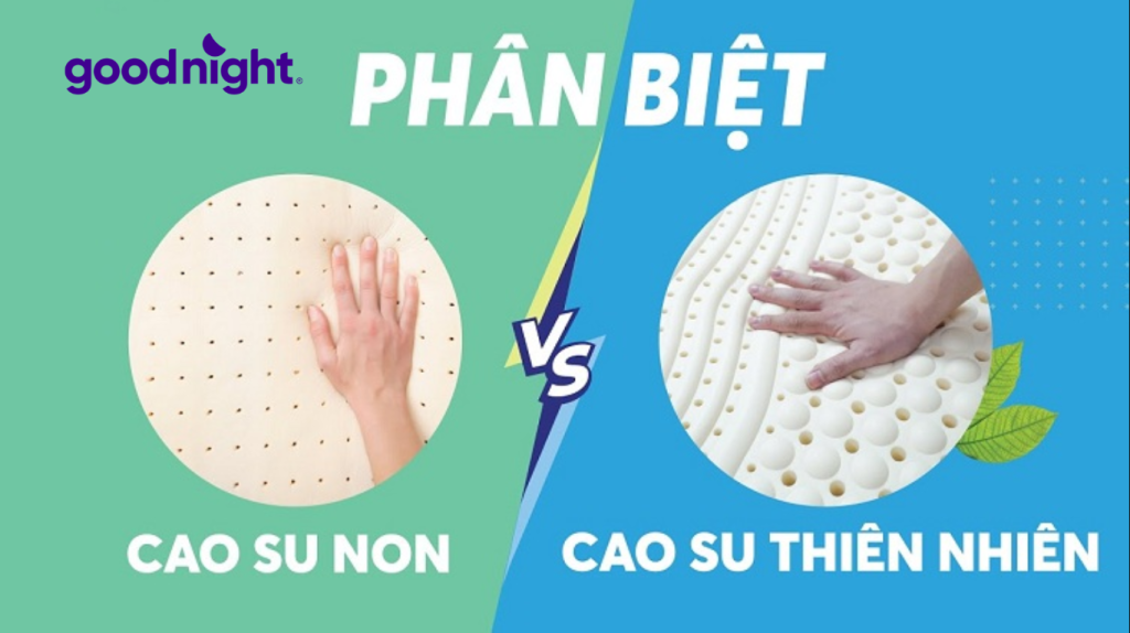 Phân biệt cao su non và cao su thiên nhiên