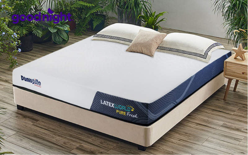 Bảng báo giá nệm 25cm cập nhật mới nhất năm 2025 3 Nệm cao su 25cm của thương hiệu Dunlopillo được yêu thích