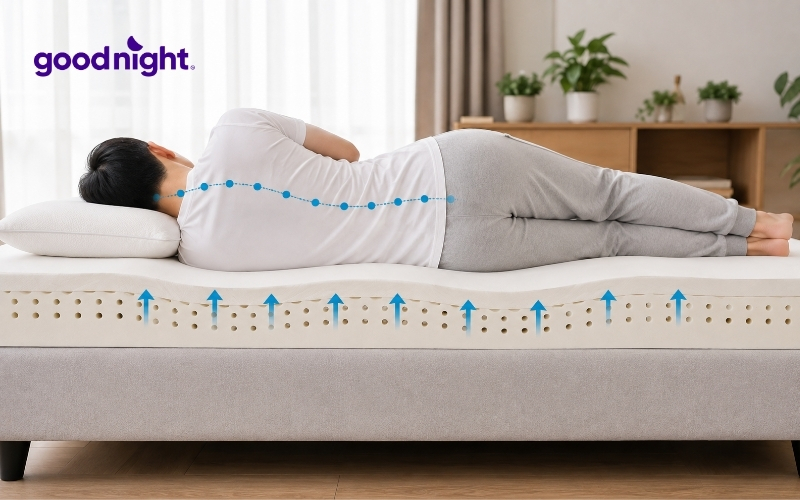 Đệm xốp là gì? TOP các mẫu nệm xốp chất lượng, giá tốt 3 Khả năng nâng đỡ cột sống