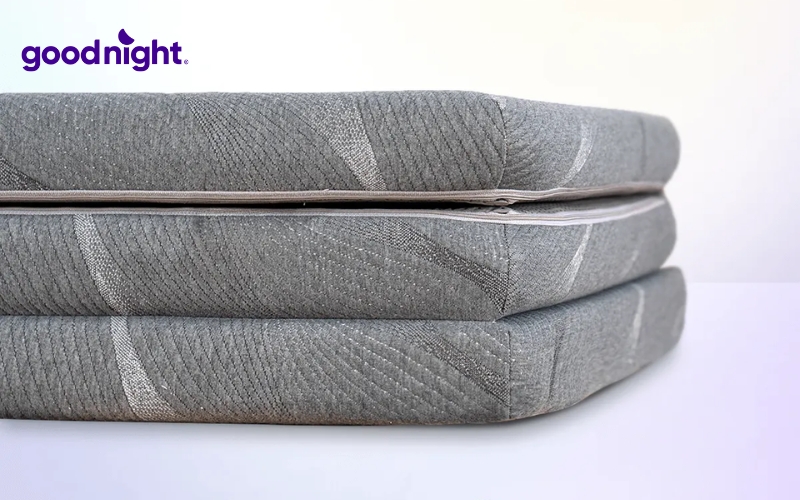 Tổng hợp kích thước nệm gấp 3 phổ biến & Cách chọn chuẩn xác 2 Nệm gấp 3 là dòng nệm được thiết kế gồm ba tấm nệm có kích thước bằng nhau