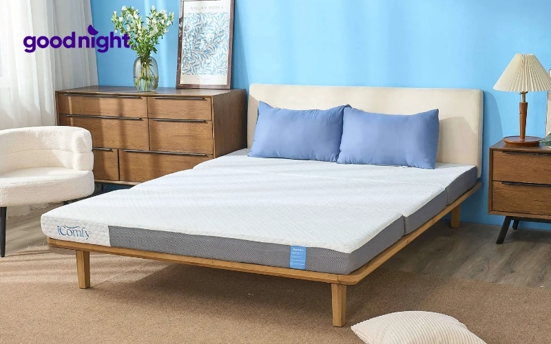 Top 8 mẫu nệm gấp gọn, tiện lợi có giá thành hợp lý 6 Nệm foam gấp 3 iComfy Fold 4.0