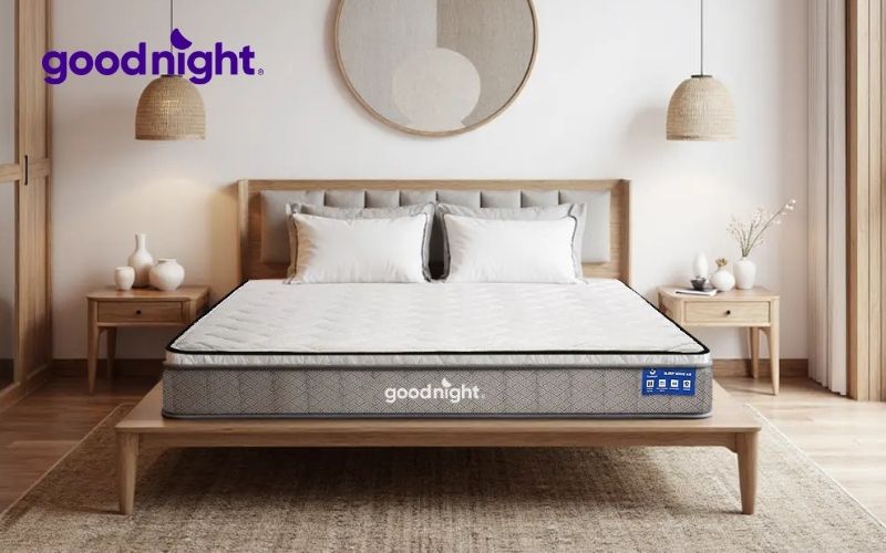 Bảng giá nệm 2mx2m và kinh nghiệm chọn nệm chất lượng 4 Mua nệm kích thước lớn uy tín, độ bền cao tại Goodnight