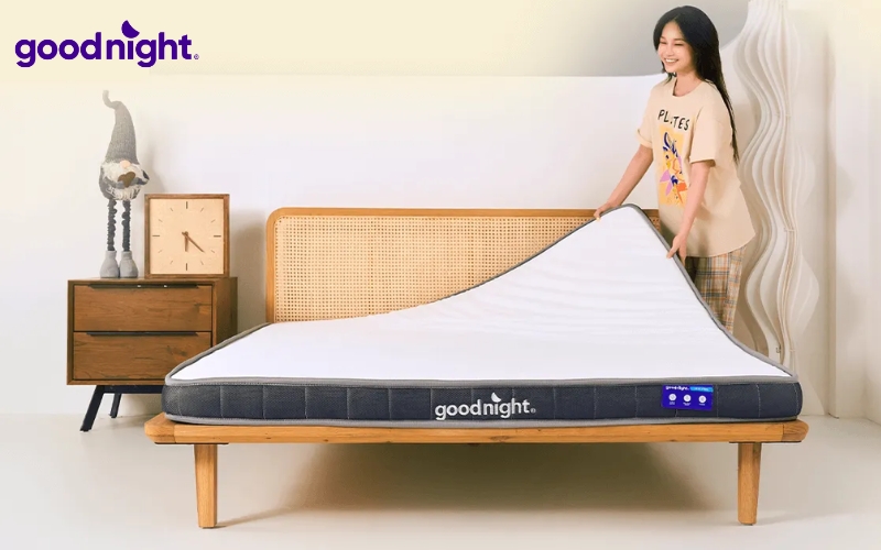 TOP 10 mẫu nệm 15cm chất lượng, giá tốt 2026 12 Goodnight còn sở hữu đội ngũ tư vấn giàu kinh nghiệm, sẵn sàng hỗ trợ khách hàng