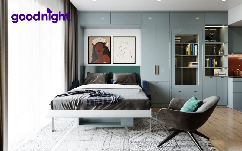 Bảng giá mẫu nệm 1m4x1m8 bán chạy mới nhất năm 2025 4 Nệm 1m4x1m8 gọn gàng phù hợp với không gian nhỏ