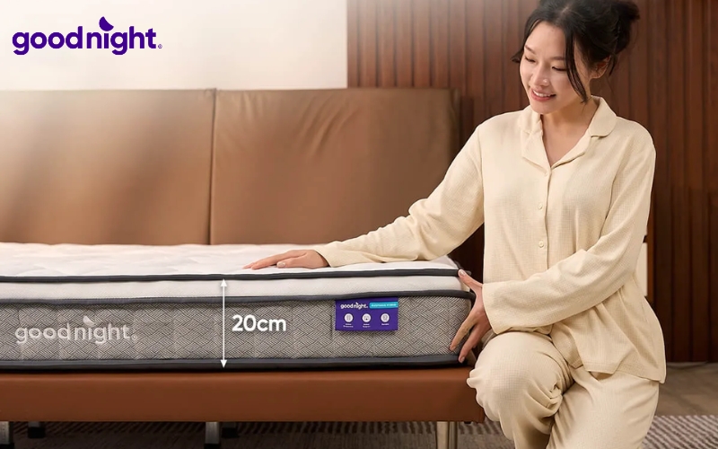TOP 7 mẫu đệm 1m5x1m8 chất lượng & Cách chọn chi tiết 8 Độ dày không quyết định hoàn toàn chất lượng của đệm