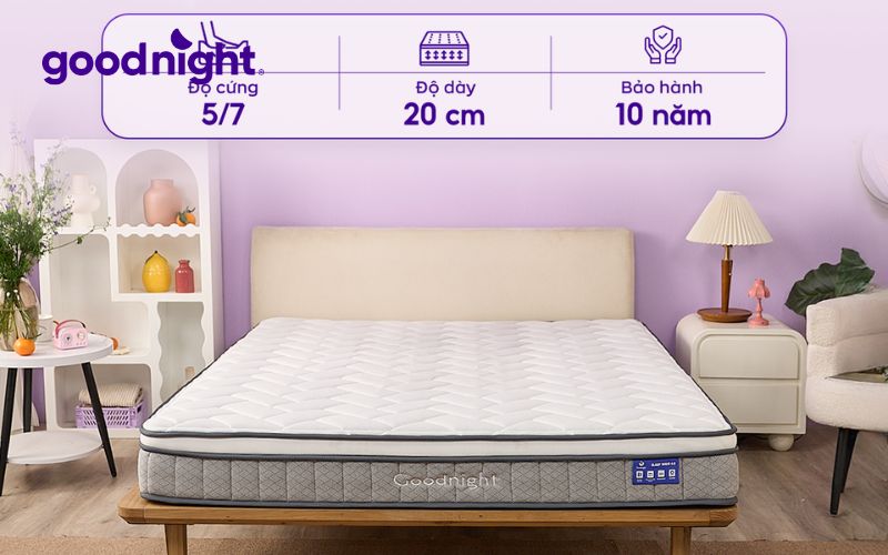 Một chiếc nệm hỗ trợ tốt sẽ giúp bạn dễ dàng chìm vào giấc ngủ sâu và ít bị thức giấc giữa đêm vì khó chịu.