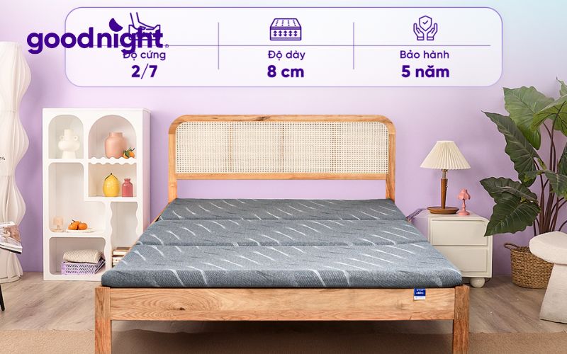 Top 10 mẫu nệm 2 người nằm chất lượng đáng mua năm 2025 6 Nệm foam Goodnight Core
