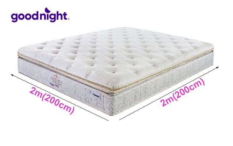 Bảng giá nệm 2mx2m chính hãng, giá tốt nhất 2 Nệm 2m x 2m phù hợp với những người tìm kiếm không gian ngủ rộng rãi và thoải mái