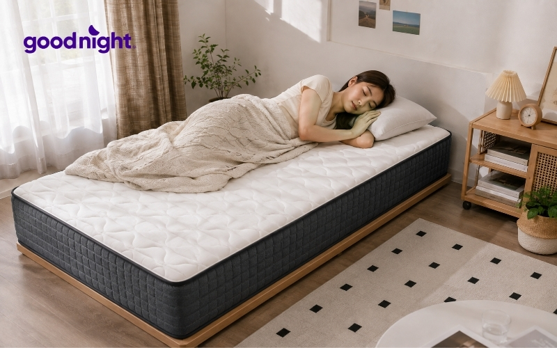 Cập nhật bảng giá nệm 90cm (90×190, 90×200) mới nhất 2026 9 Thói quen khi ngủ và tư thế nằm ngủ