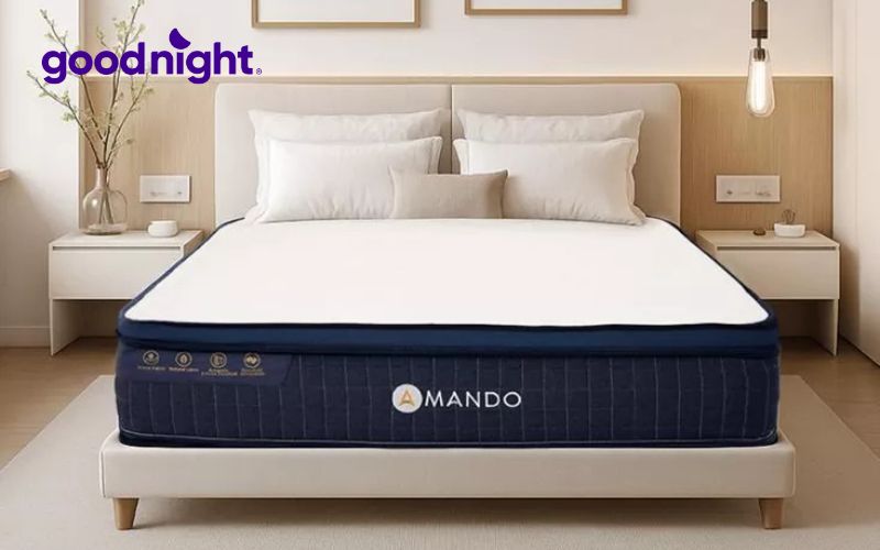 Danh sách 15 mẫu nệm cao cấp, chất lượng vượt trội năm 2025 31 Nệm lò xo Amando Innovation trải nghiệm cá nhân hóa riêng biệt