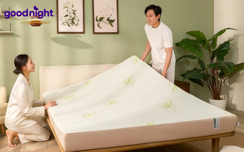 11 dòng nệm cao su mỏng chất lượng, giá tốt năm 2026 7 Gummi Hybrid
