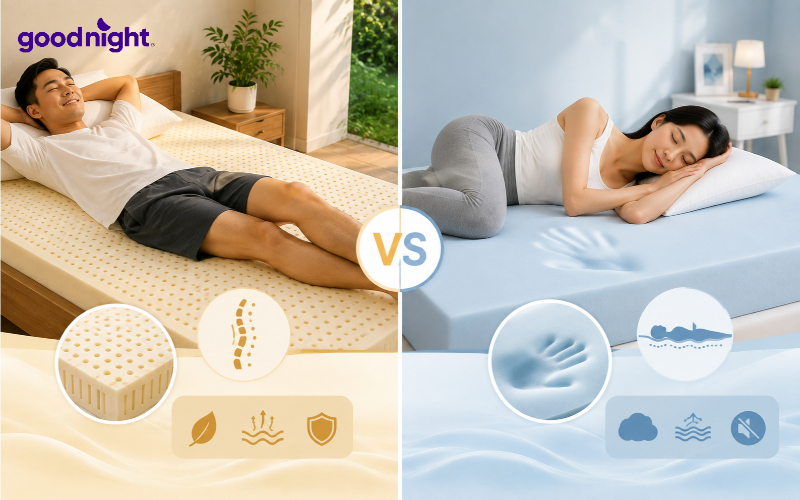 So sánh chi tiết nệm cao su non với nệm cao su thiên nhiên 5 Nệm cao su non, nệm cao su thiên nhiên dành cho ai?