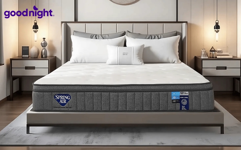 Nệm điều hòa là gì? Hướng dẫn chọn mua & sử dụng an toàn 7 Spring Air Back Supporter Firm Cool