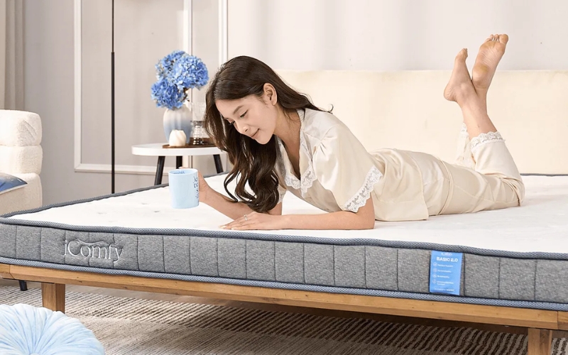 Bảng giá nệm đơn chất lượng & TOP 10 mẫu nệm đơn chất lượng 9 iComfy Basic 2.0