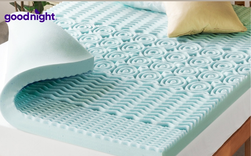 Nệm foam gel hay nệm memory foam đâu mới là lựa chọn hoàn hảo? 2 Nệm Memory Foam hay còn gọi là nệm mút hoạt tính, được sản xuất từ Polyurethane Foam