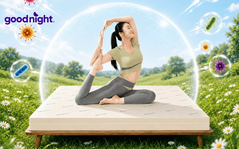 Nệm foam trà xanh là gì? TOP 5 sản phẩm chất lượng 5 Không gian phòng ngủ của bạn sẽ luôn thơm mát, trong lành