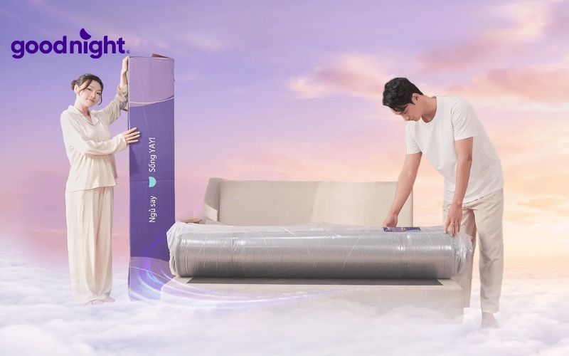 Top 10 mẫu đệm giường đẹp & Cách chọn mua đệm giường phù hợp 5 Goodnight Hachi